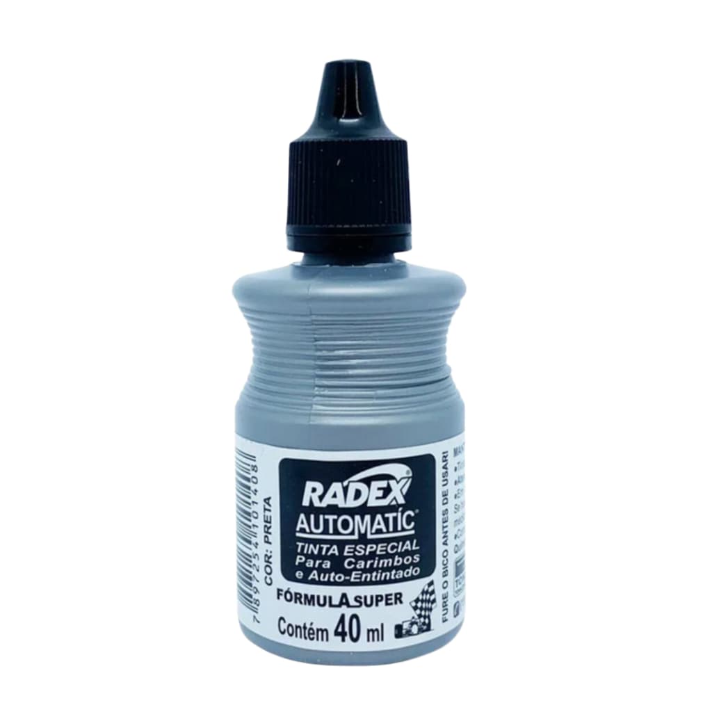 Tinta para Carimbo Automático Automatic Radex Preto