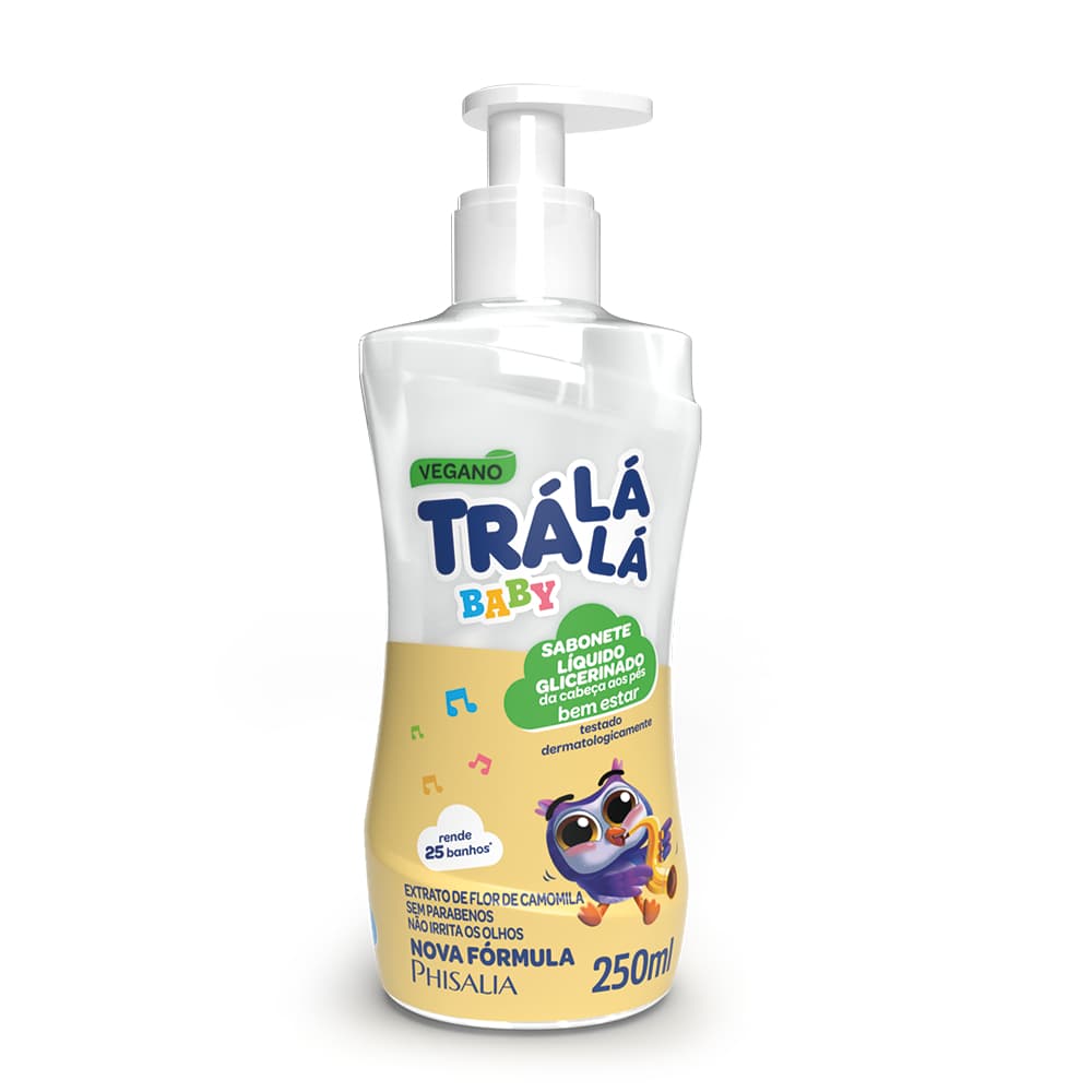 Sabonete Líquido da Cabeça aos Pés Trá Lá Lá Baby - Bem Estar (250ml)