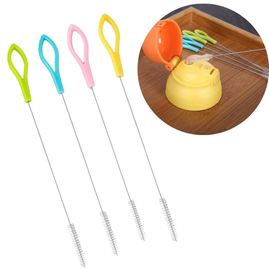 KIT Com 2 Escova de Canudo - Escova para Limpeza de Canudo