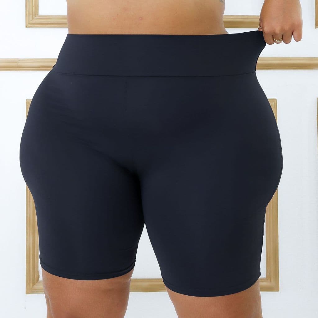 Short Anágua Segunda Pele Plus Size Bermuda