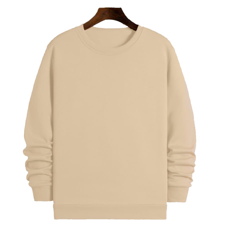 Moletom careca liso gola redonda unissex com ribana flanelado  blusa de frio Promoção Estoque