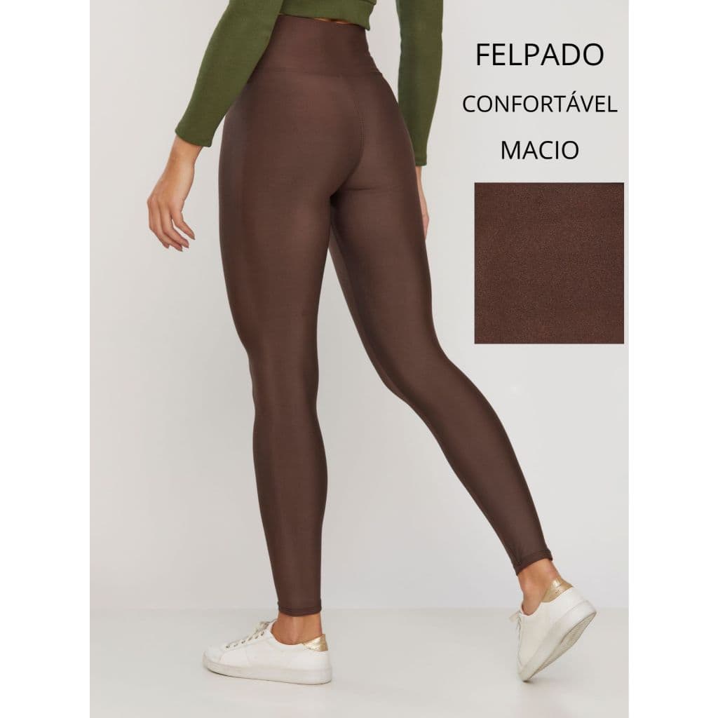Moda Premium Calça Legging Térmica Forrado Premium
