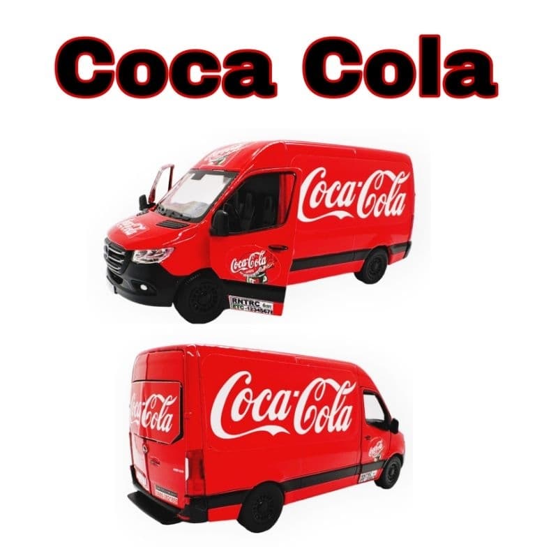 Miniatura Van Mercedes Sprinter Personalizadas com marcas famosas 13cm