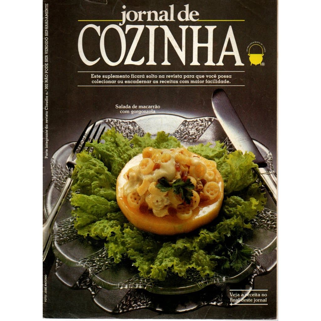 Revista Claudia, Jornal de Cozinha, Nº 302