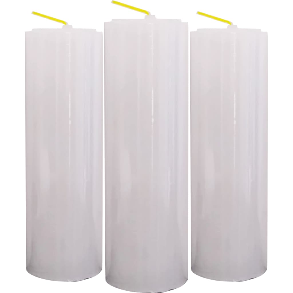 Vela Votiva 7 Dias 260g Branca Parafina Pura Qualidade Incomparável