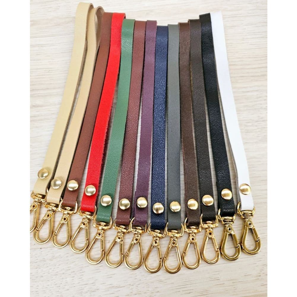 ALÇA DE MÃO EM COURO 1CM DE LARGURA PARA BOLSAS