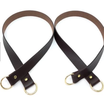 Par de Alça com Meia Argola ideal para bolsas de crochê macramê e tricô