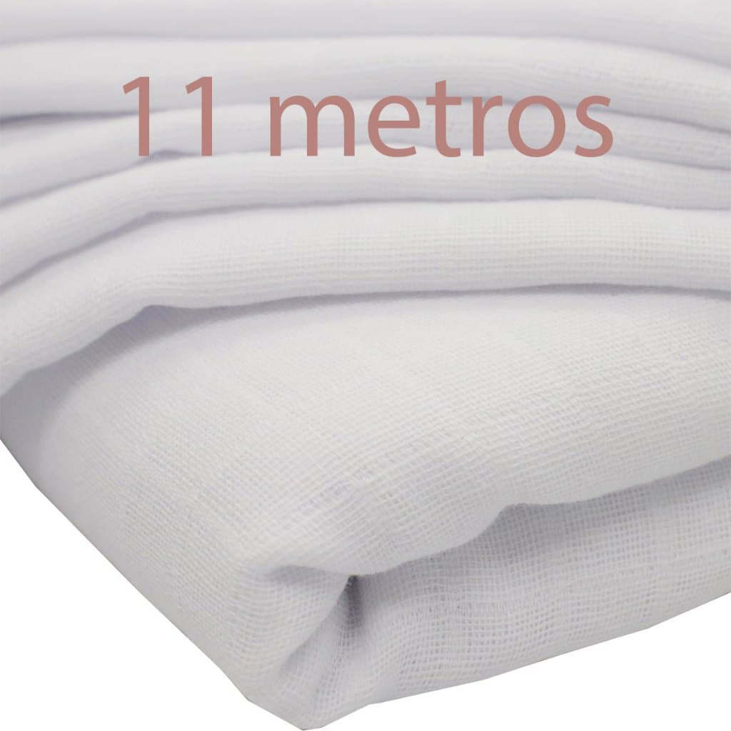 Tecido Fralda Pano Valletex 11 Metros Quadriculada