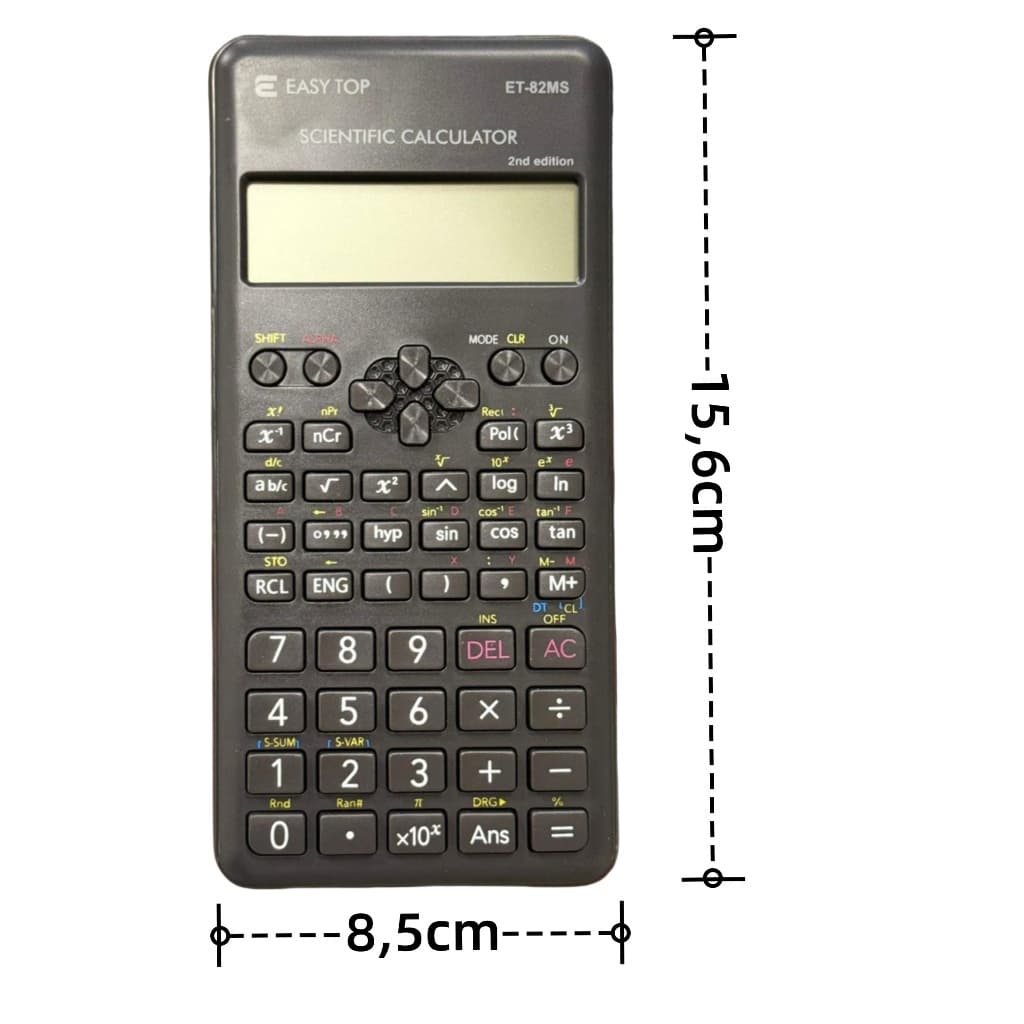 Calculadora Científica De 12 Dígitos 240 Funções E Frações