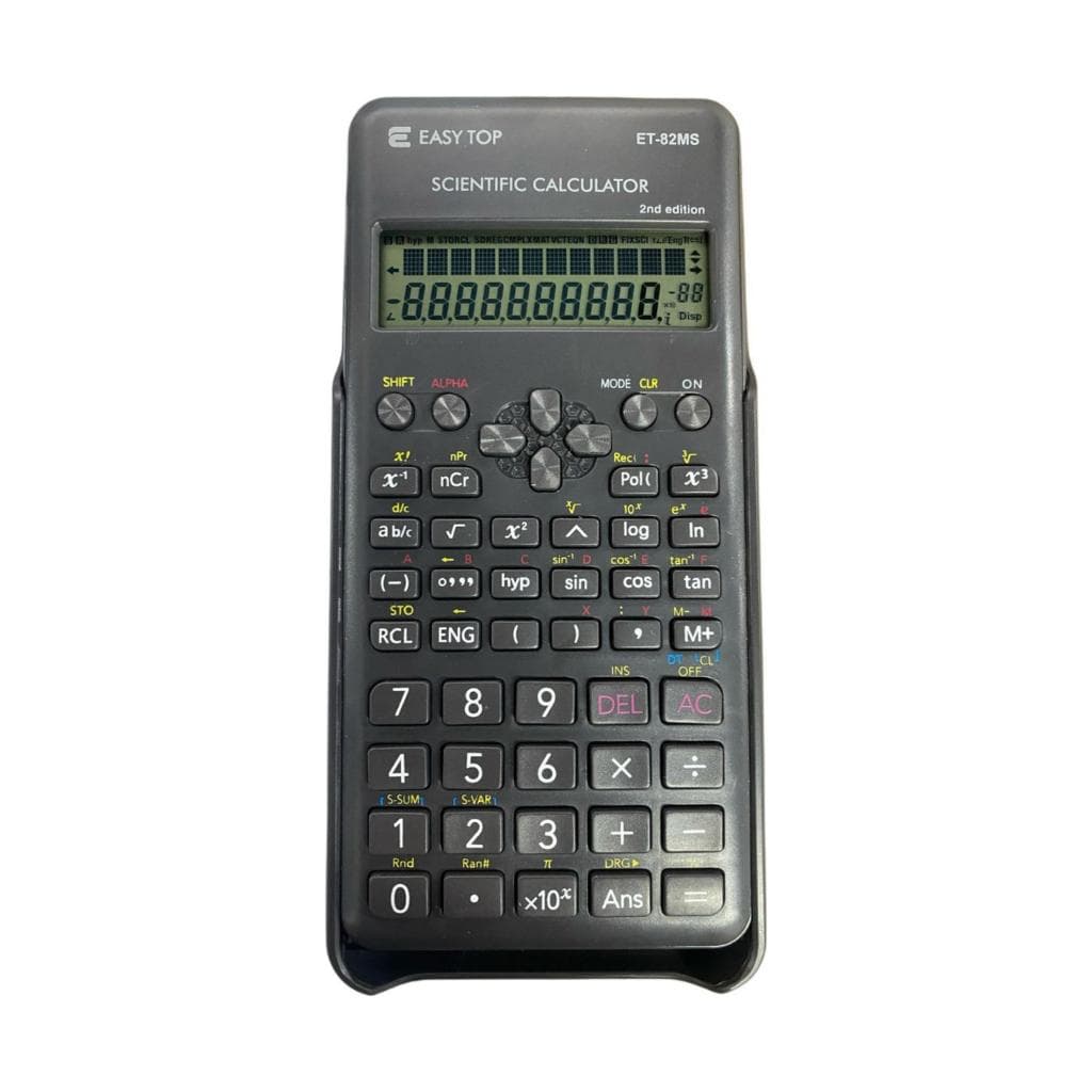 Calculadora Funções Científica Et-82ms 240 Cor Preto