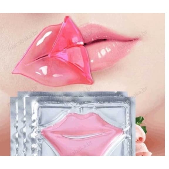 10 Máscaras Labial DADIVA De Mel de colágeno com cristal hidratante para lábios