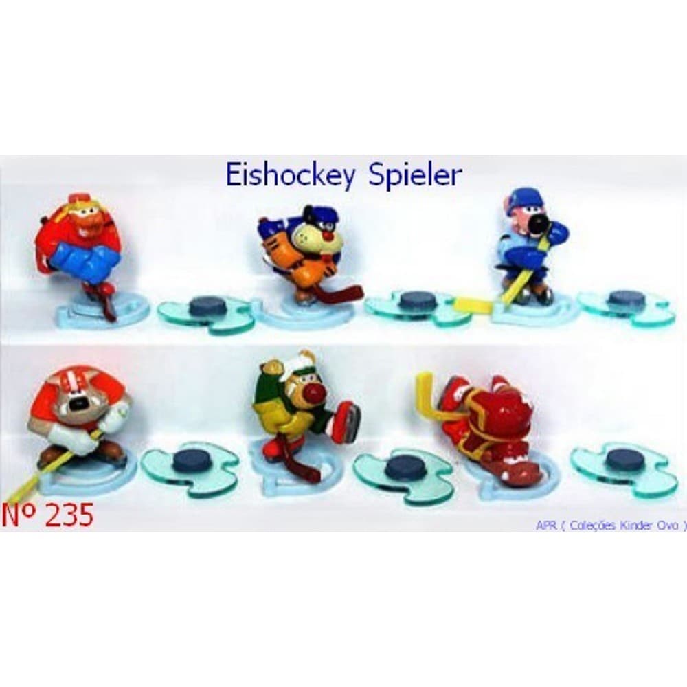 Kinder ovo coleção completa Eishockey Spieler