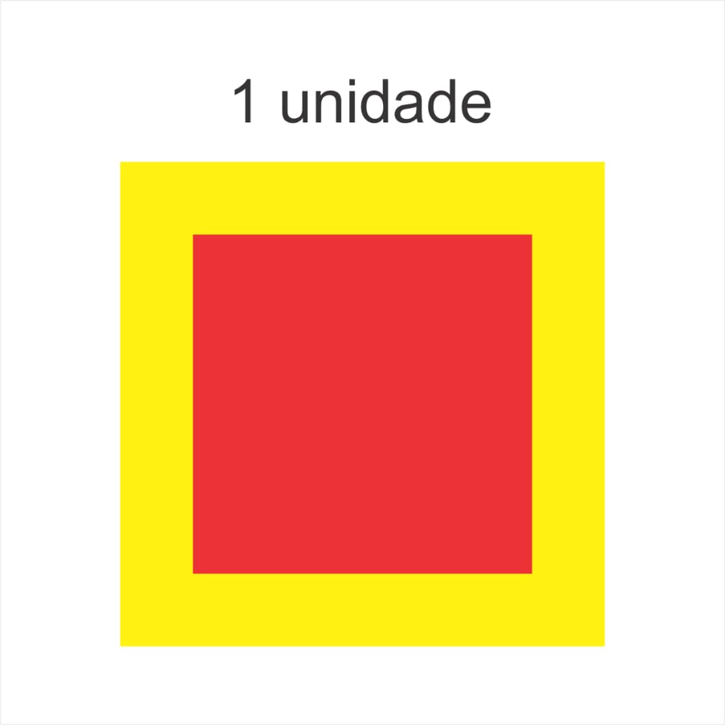 Adesivo Demarcação De Solo Para Extintor 70x70cm