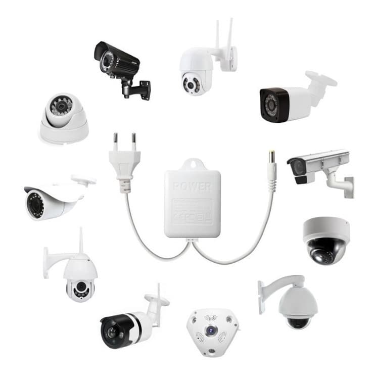 Fonte Original Para Câmera Ip Speed Dome - 12v-2a