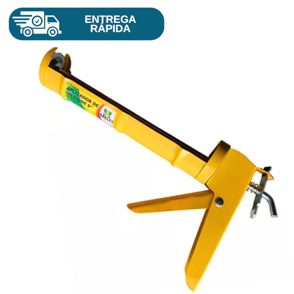 Aplicador de Silicone Fechado Pistola Aço Carbono 9 Polegadas Selante Cartucho Cola