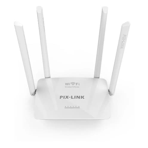 Roteador pix link wifi 300 mbps sem fio com 4 antenas novo