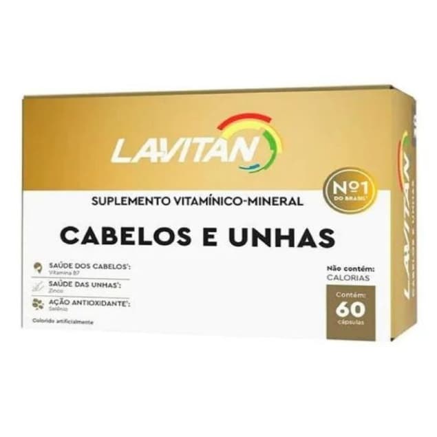 Lavitan Hair Cabelos e Unhas 60 cápsulas Cimed
