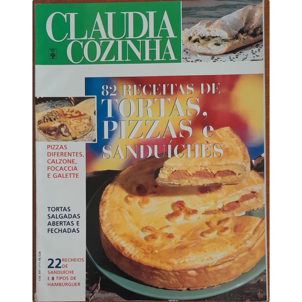 Revista Claudia Cozinha Nº 11 Julho/1997