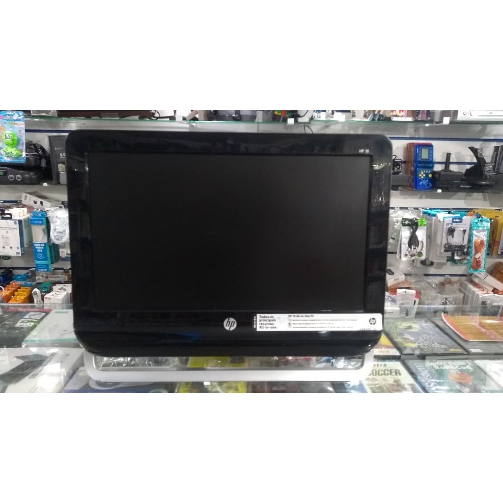 defeito sucata Computador HP Pavilion 23 All-in-One tela trincada