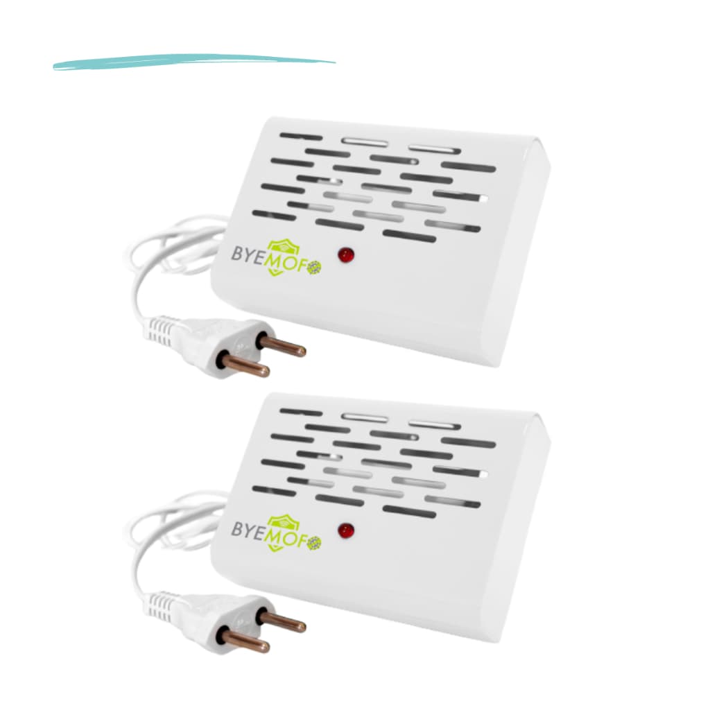 2 Desumidificador Aparelho Anti Mofo Elétrico Eletrônico Ácaro Fungos Bolor