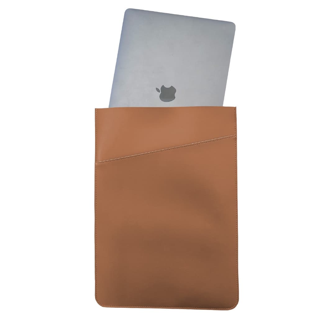 Case Para Notebook Slim em Couro Sintético Caramelo