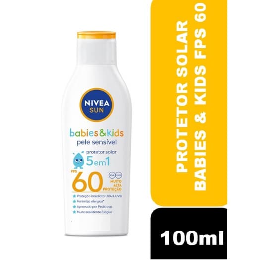 Protetor Solar Nivea Sun Babies & Kids Sensitive Fps 60 100ml