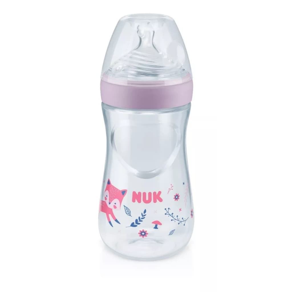 Mamadeira Essence Smart Flow 270ml +6 Meses Rosa- Nuk