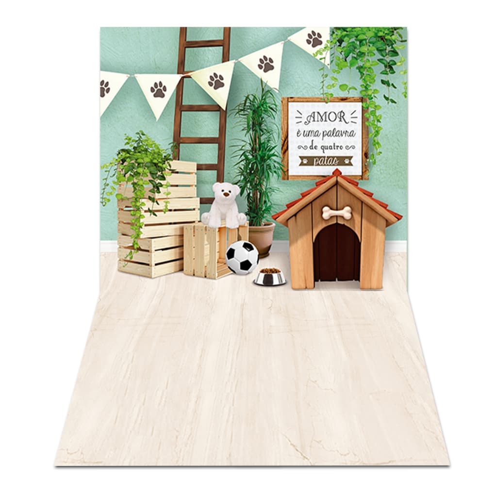 Fundo Fotográfico Cenário Pet Shop em Tecido PN-0579