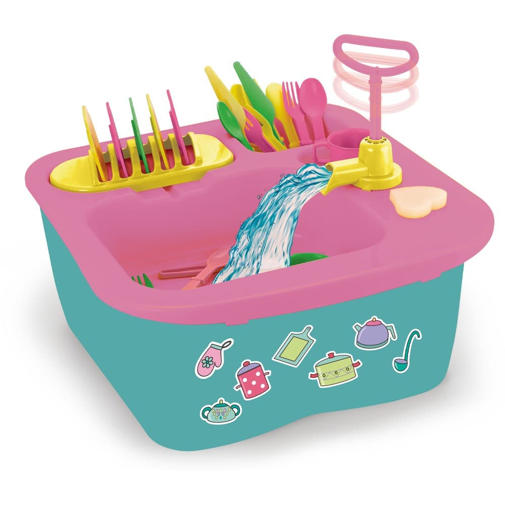 Acqua Brink Pia Cozinha com Louças Homeplay XPlast Brinquedo Infantil