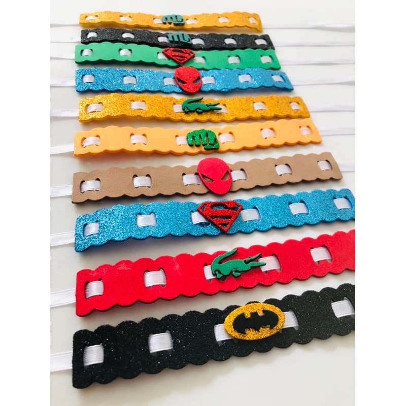 Kit 10 Gargantilha Passa Fita EVA Pet P/ Macho Caes Banho e Tosa Cachorro