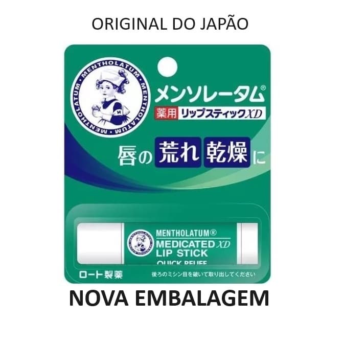 Protetor Labial Mentholatum Rohto Importado 1 unidade Japão