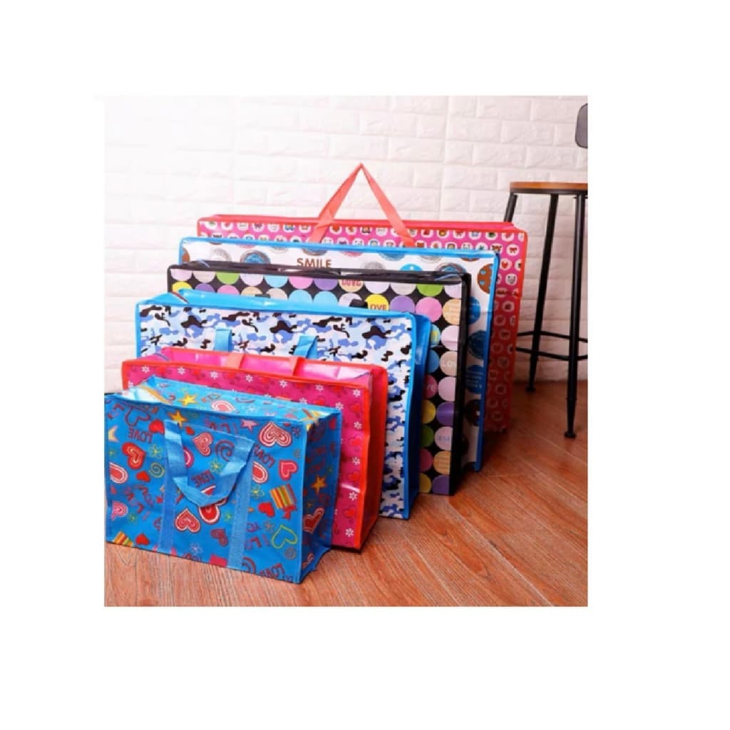 Kit 2 Sacola 65CM Viagem GG Impermeável Sacola  Bolsa  Mudança Paraguai