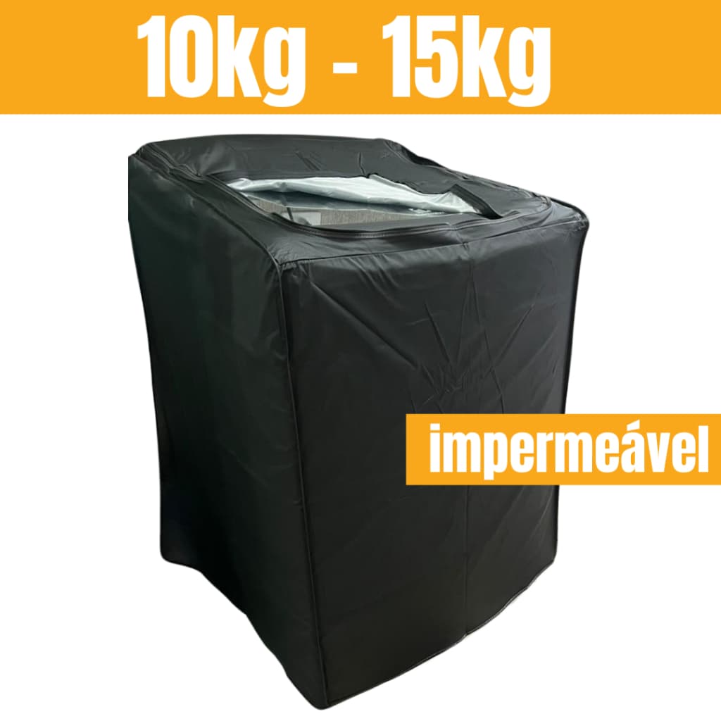 Capa de maquina de lavar 13, 14, 15 E 16kg NAPA impermeável Electrolux Brastemp Consul Colormaq