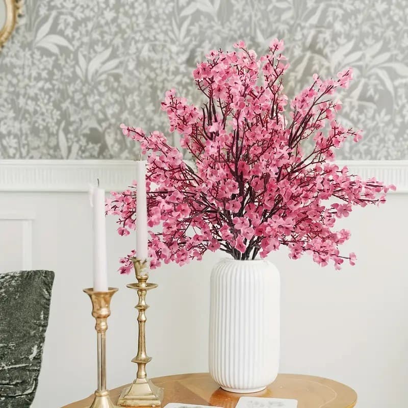 Buque De Flor Artificial Cerejeira Mosquitinho Para Decoração Montagem de Arranjos - A-503