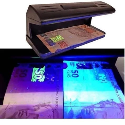 Detector de Notas Falsas Luz Ultra Violeta