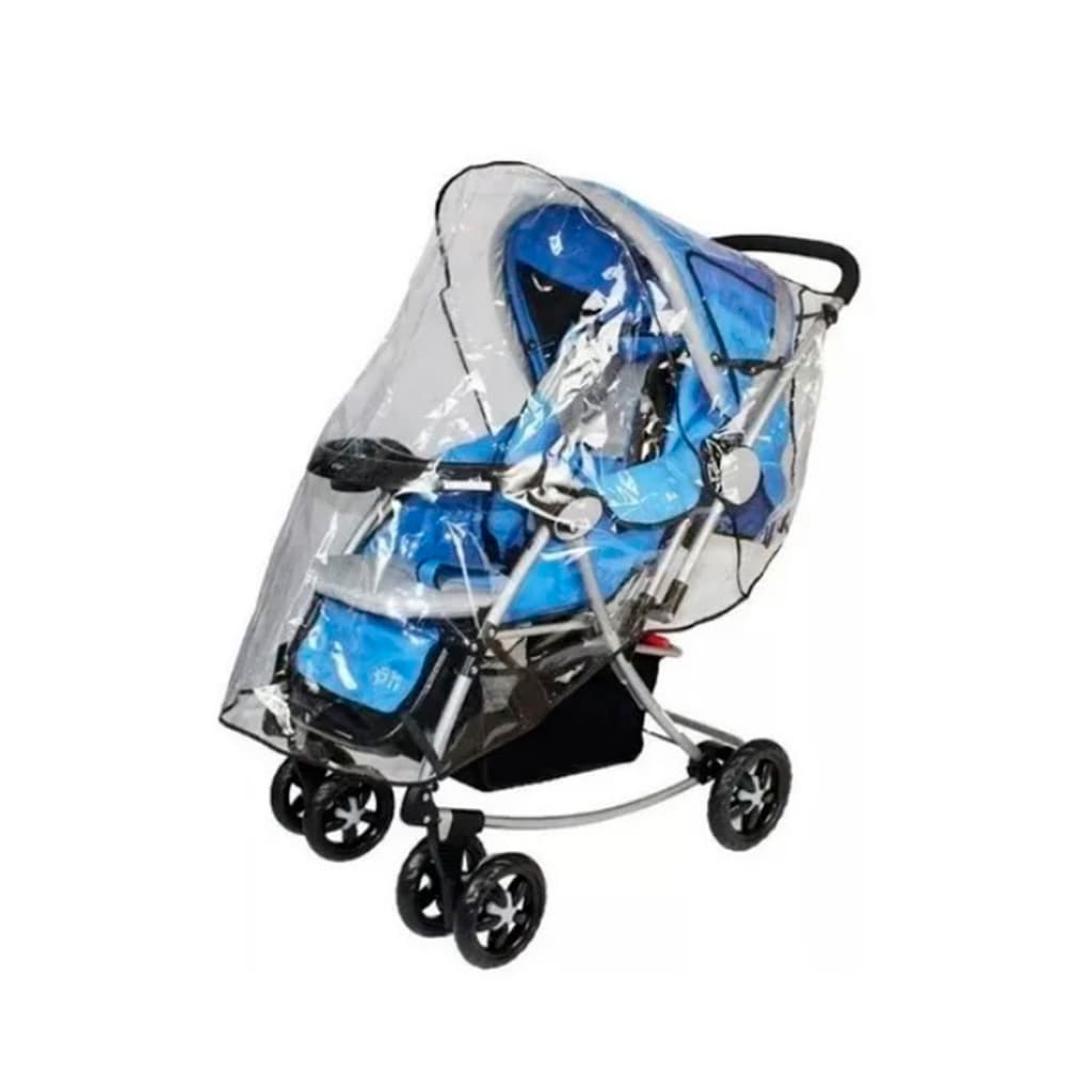 Capa Plástica Protetora Chuva para Carrinho de Bebê Universal