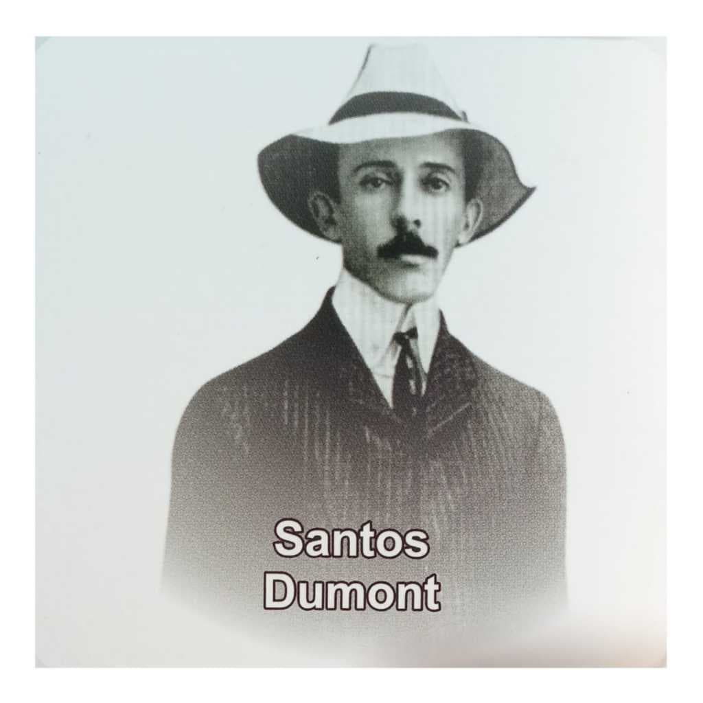 Cartela para moeda 5000 reis 1936 - 1938 - Santos Dumont - organizer