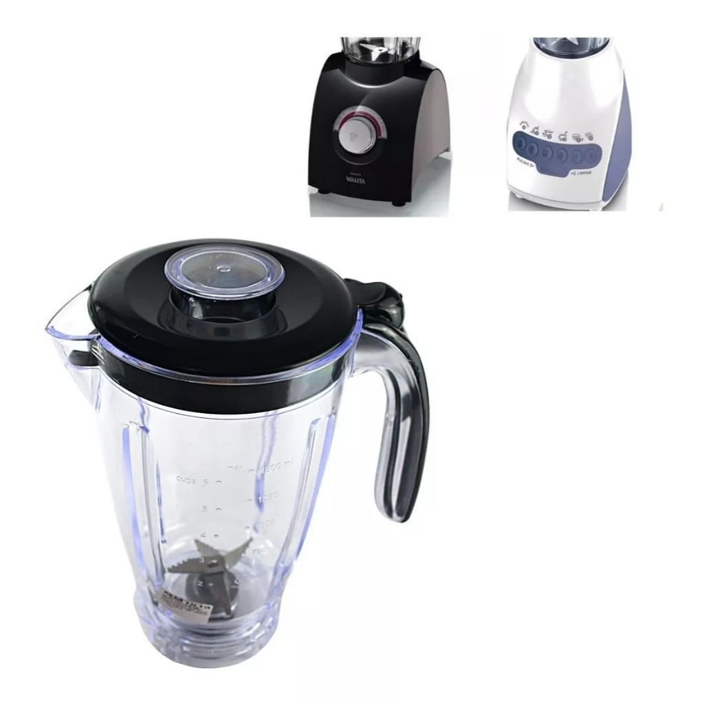 Copo liquidificador Walita RI 2044 RI 2056 RI 2086 Com faca Fixa