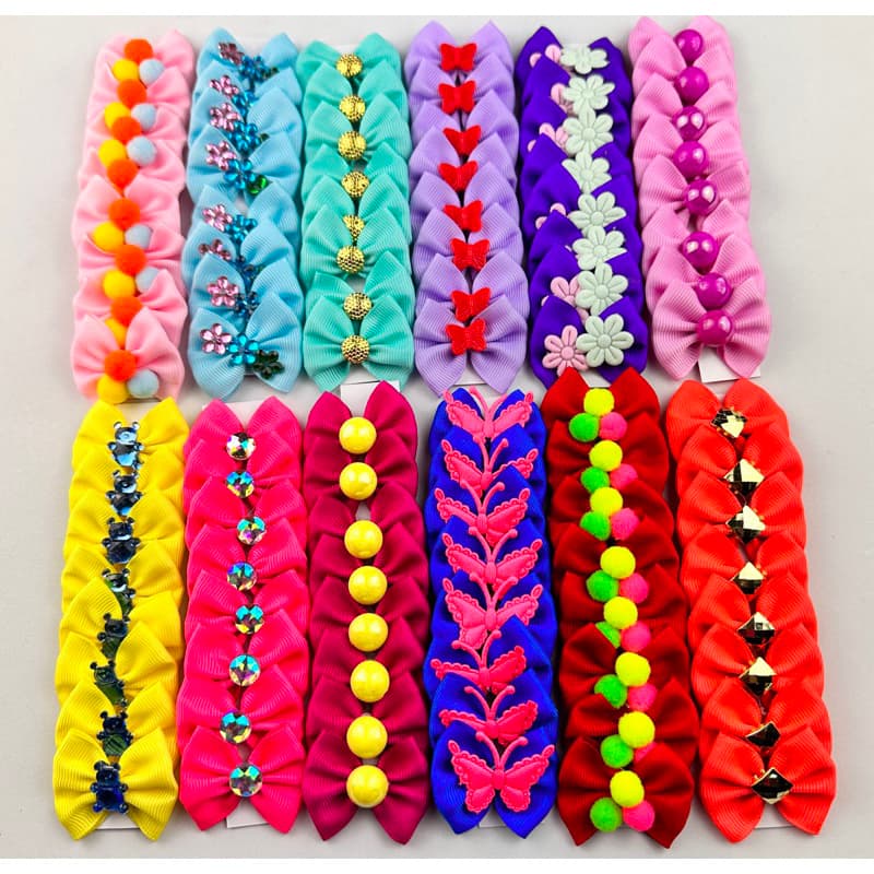 90 unidades Laços Pet kit Banho Tosa Laços Pronta entrega Lacinho Pet Laço Luxo Acessórios para Cachorro