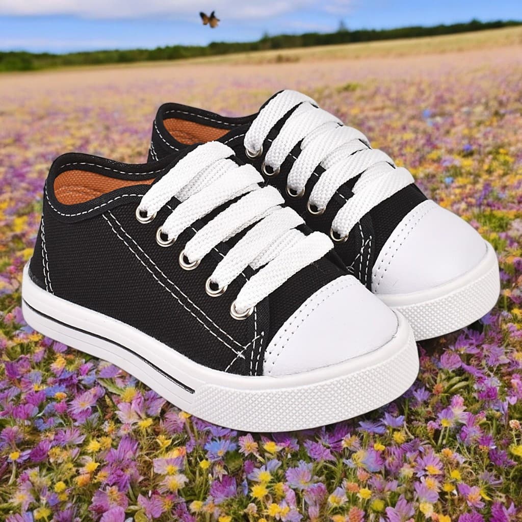 Tênis Infantil Menina Star Unissex Volta as Aulas Confortável Tênis Feminino Infantil Antiderrapante