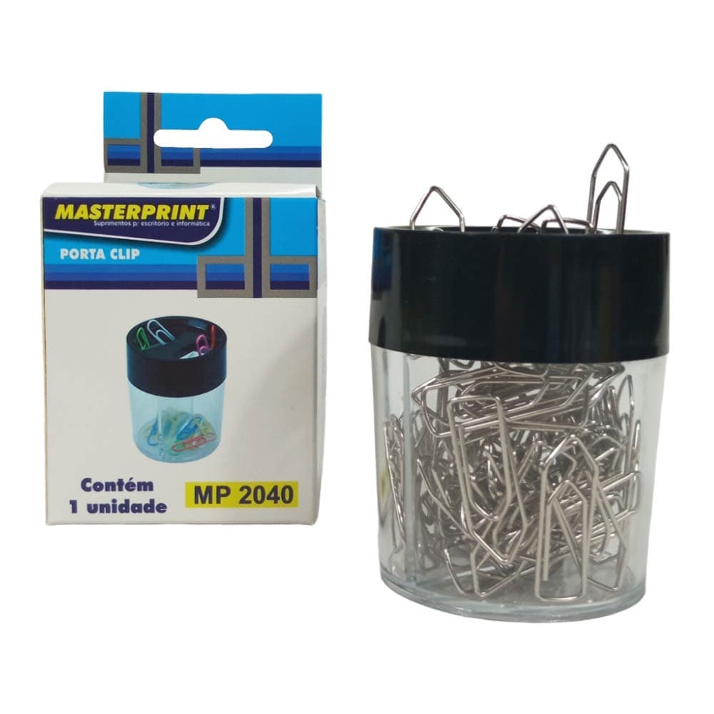 Porta Clips Magnético Organizador de Clips com Imã Masterprint MP 2040 MP 2041
