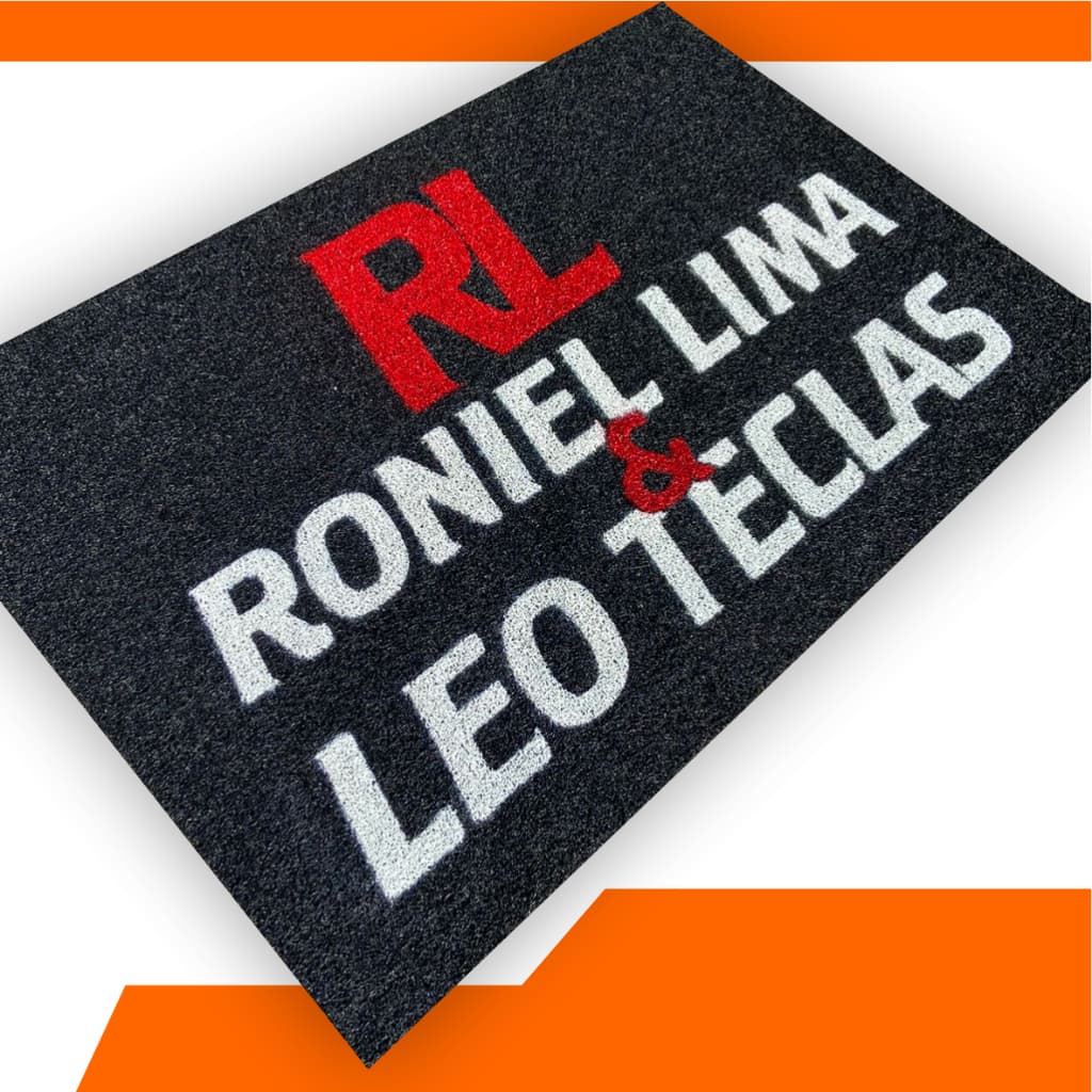 TAPETE CAPACHO PERSONALIZADO PARA ESTABELECIMENTO + LOJA + CASA