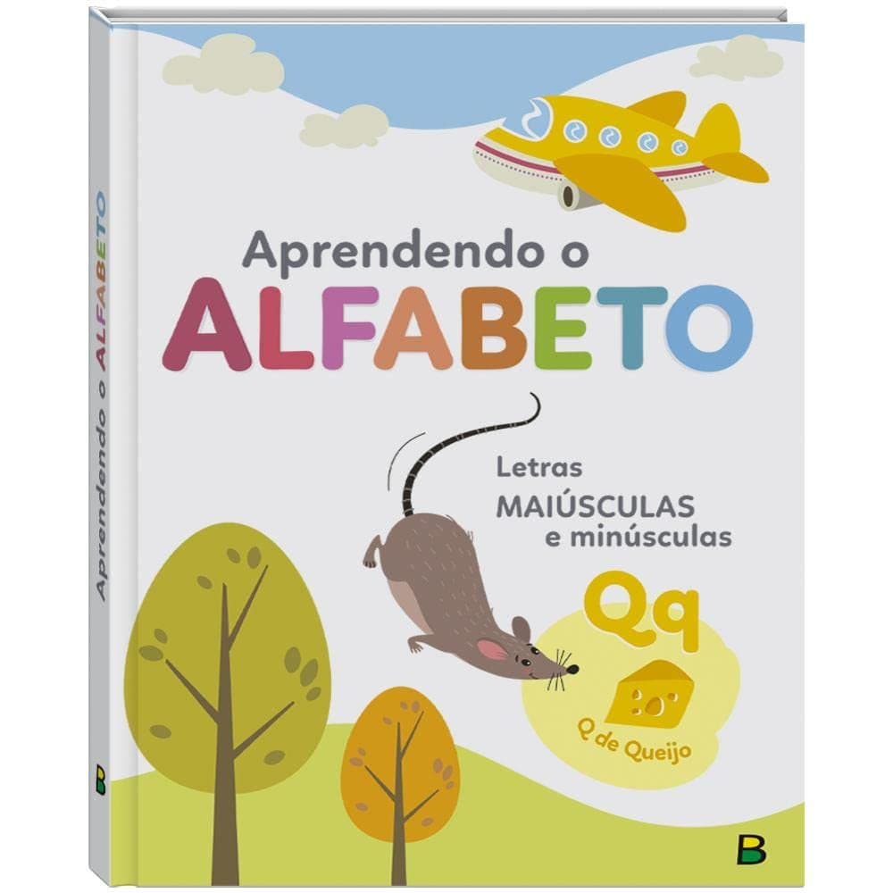 Livro Aprendendo O Alfabeto - Letras Maiusculas E Minusculas Cartonado