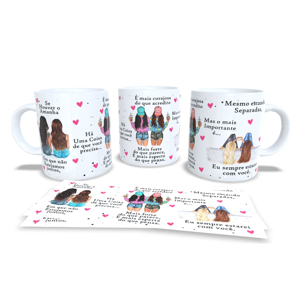 Caneca personalizada - Se houver o amanhã (Amigas)