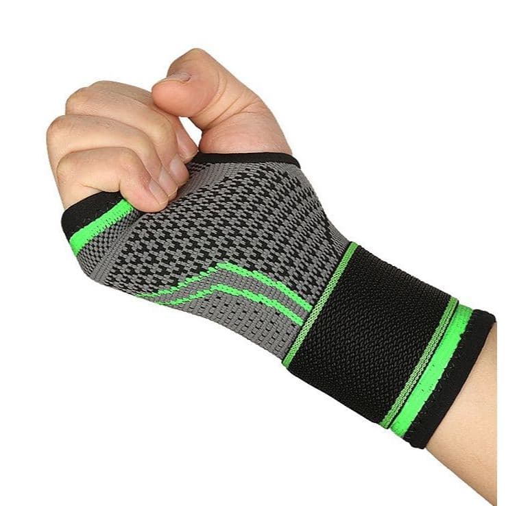 Kit 2 Munhequeira Ajustável Anatômica Tensor De Pulso Elástica Tendinite Artrite PAR