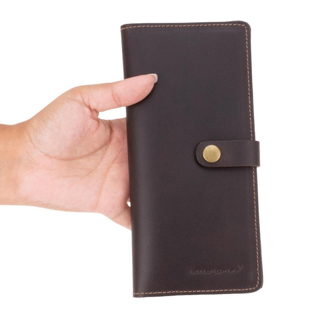 Carteira Feminina Couro Legítimo Slim Com Porta Moedas