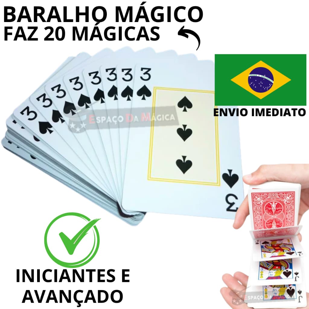 Magica Do Baralho Rádio (Svengali) 20 Magicas Incríveis Com Explicação Em Video, Tiro Na Carta, Carta Vira Escolhida