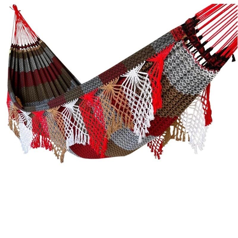 Rede De Descanso Dormir 5 Metros Toda Reforçada Até 350kg Bucho De Boi VÁRIAS CORES