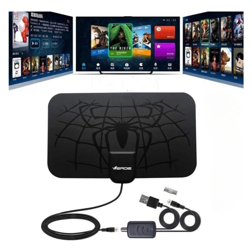 Antena Digital Interna Portátil TV Digital Potente sinal excelente recepção de canais abertos