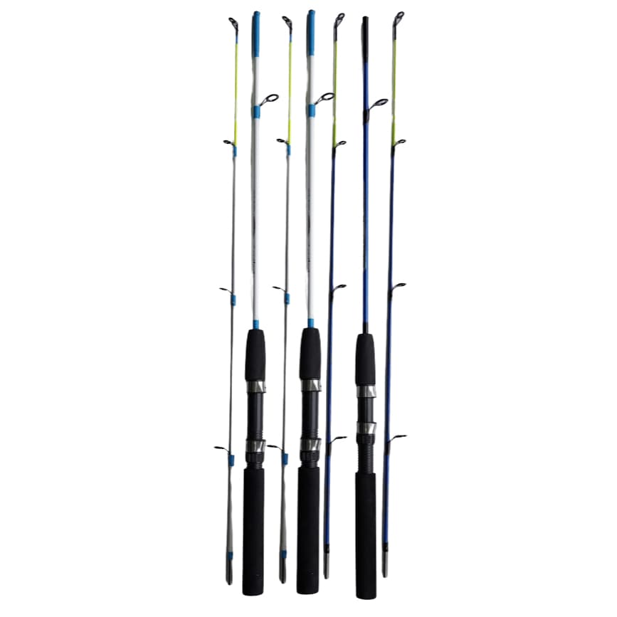 Kit 3 Varas Maciças 2 Partes Redfox Pegasus para molinete – Tamanhos de 1,35m a 1,80m